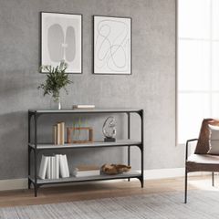 Βιβλιοθήκη Γκρι Sonoma 100 x 33 x 70,5 εκ. Επεξ. Ξύλο & Ατσάλι 819355