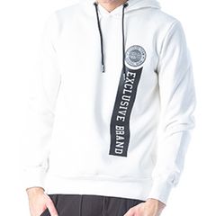Paco & Co Men’s Graphic Hoodie 202586 White
