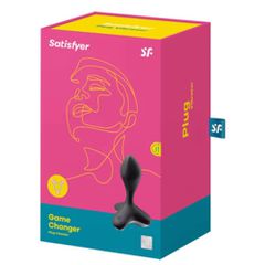 Satisfyer Game Changer Δονούμενη Πρωκτική Σφήνα Μαύρο