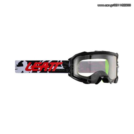 ΜΑΣΚΑ ΜΗΧΑΝΗΣ ENDURO MOTOCROSS LEATT VELOCITY 4.5 ZEBRA CLEAR 83%