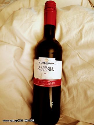 Cabernet Sauvignon from Burlwood cellars California Κόκκινο κρασί από αμπελώνες της Καλιφόρνιας 