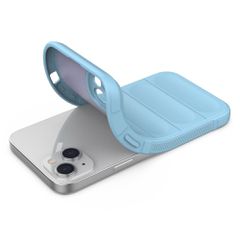 Magic Shield Case case for iPhone 14 Plus flexible armored case light blue-thumb-3