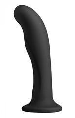 Δονητής Heart On Silicone Harness Dildo Μαύρο - XR Brands