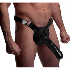 Μαύρο Strap-On Dildo XR Brands - Master Series