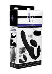 Pro Rider - Vibrating Silicone Strapless Strap-On with Remote Control-thumb-2