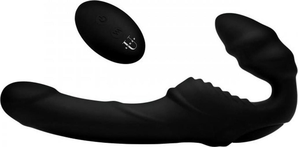 Pro Rider - Vibrating Silicone Strapless Strap-On with Remote Control