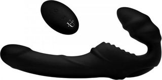 Pro Rider - Vibrating Silicone Strapless Strap-On with Remote Control