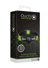 Solid Ball Gag - Glow in the Dark-thumb-4
