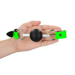 Solid Ball Gag - Glow in the Dark-thumb-2