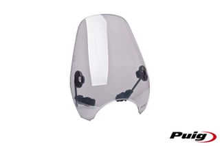 Παρμπρίζ PUIG 0336H CUSTOM II SMOKE 410X360MM UNIVERSAL,SCRAMBLER,LEONCINO500