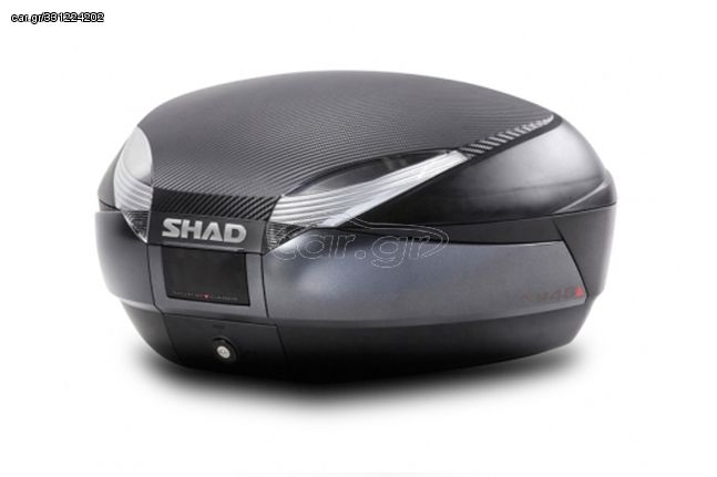 Βαλιτσάκι SHAD SH48/D0B48106R/D0B48306R CARBON και Μαξιλαράκι (Σετ) και Βάση