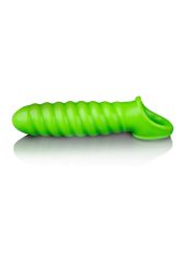 Swirl Stretchy Penis Sleeve - Glow in the Dark