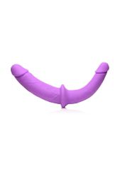 Double Charmer Silicone Double Dildo with Harness-thumb-4
