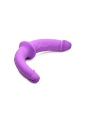 Double Charmer Silicone Double Dildo with Harness-thumb-3