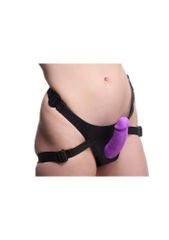 Double Charmer Silicone Double Dildo with Harness-thumb-2