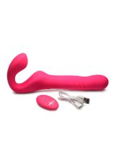 Mighty-Thrust Thrusting & Vibrating Strapless Strap-On with Remote-thumb-3