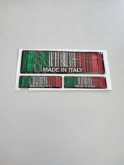 ΑΥΤΟΚΟΛΛΗΤΑ ΜΕ ΣΜΑΛΤΟ BARCODE MADE IN ITALY 3 TEMAXIA. ΔΙΑΣΤΑΣΕΙΣ 10Χ3 ΚΑΙ 5Χ1,5