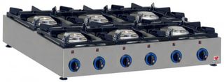 ΠΡΟΣΦΟΡΑ!!! GAS E26 Φλόγιστρο Υγραερίου 6 Εστίες 93x70x16cm