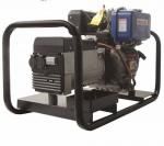 Γεννήτρια πετρελαίου 230 Volt 10 KVA Ιταλίας με μίζα Interpower 20hp  KIDONA-SS32477