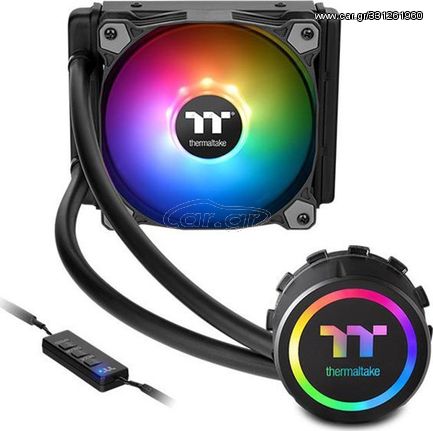 Thermaltake Water 3.0 120 ARGB Υδρόψυξη Επεξεργαστή Μονού Ανεμιστήρα (CL-W232-PL12SW-A)