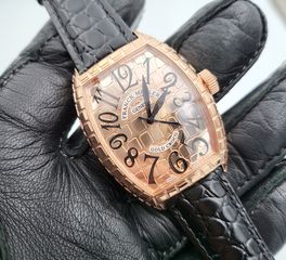 Franck Muller gold croco αντιγραφο replica rolex