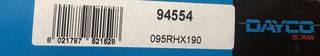 ΙΜΑΝΤΑΣ ΧΡΟΝΙΣΜΟΥ 95Χ19,0 FIAT/LANCIA/RENAULT (DAYCO)-thumb-1