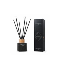 Fresso - Αρωματικό Χώρου με Στικ Molise 100 ml Premium Home Reed Diffuser με FlowScent, Μαύρο Γυάλινο Μπουκάλι και Μαύρα Στικ απ