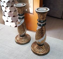 Δυο SATSUMA Vintage Κηροπηγια-thumb-3