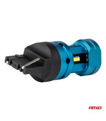 Amio - Λάμπες LED CANBUS T20 7440 W21W 4SMD 1860 Λευκή 6000K – 12/24V - 2 Τεμ. (04254/AM)-thumb-3