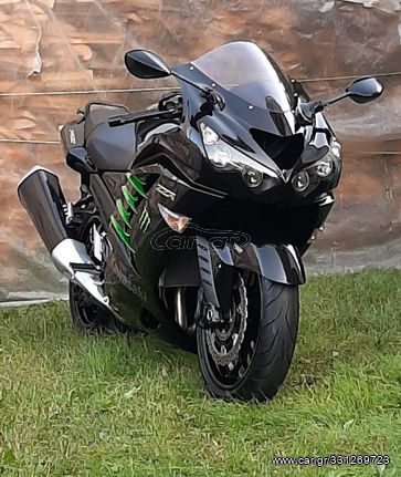 Specchietti In Carbonio Per Kawasaki ZZR-1400 / ZX-14 (2006-2016) - Nero, Set Sinistro E Destro