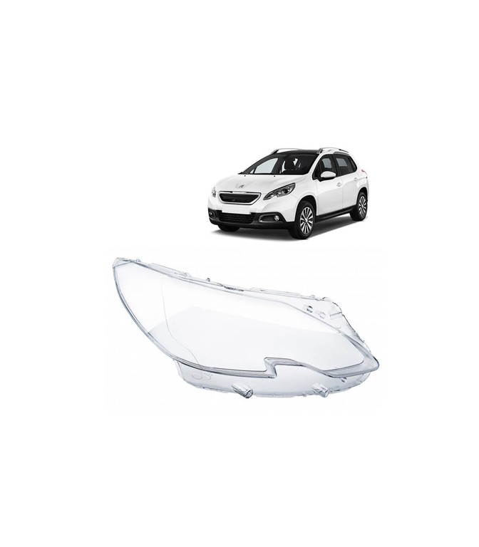 Κρύσταλλο Φαναριού Δεξί Για Peugeot 2008 13-19 1 Τεμάχιο