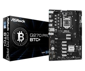 Asrock Q270 Pro BTC+ Motherboard ATX με Intel 1151 Socket