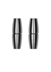 Magnetic Nipple Clamps - Sensual Cylinder - Silver