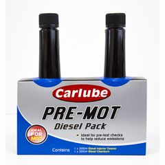 CarPlan ΒΕΛΤΙΩΤΙΚΟ ΓΙΑ ΜΕΙΩΣΗ ΕΚΠΟΜΠΗΣ ΡΥΠΩΝ CARLUBE PRE-MOT ΓΙΑ DIESEL 2x300ML | Pancarshop