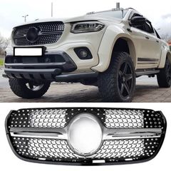 Μάσκα Για Mercedes-Benz X-Class W470 18+ Diamond Look Χρώμιο 1 Τεμάχιο