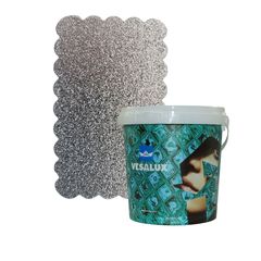 ΧΡΩΜΑ ΤΕΧΝΟΤΡΟΠΙΑΣ GO GLITTER SILVER 100 VESALUX 1L