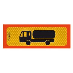 Αυτοκόλλητη Πινακίδα Φορτηγού Βυτίο Διαξονικό 50 x 20cm Π.3M.312 1 Τεμάχιο