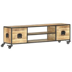 Έπιπλο Τηλεόρασης 130 x 30 x 39 εκ. από Μασίφ Ξύλο Μάνγκο 286377