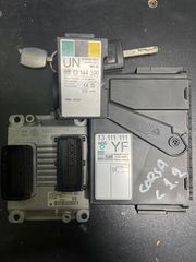 Set immo opel corsa c 1.2 ΚΟΝΤΕΡ+ΙΜΜΟΒΟΧ+ECU+ΚΛΕΙΔΙ+ΚΑΙΡΕΑ