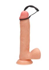 Silicone Plug & Cock Ring Set - Urethral Sounding - Black-thumb-2