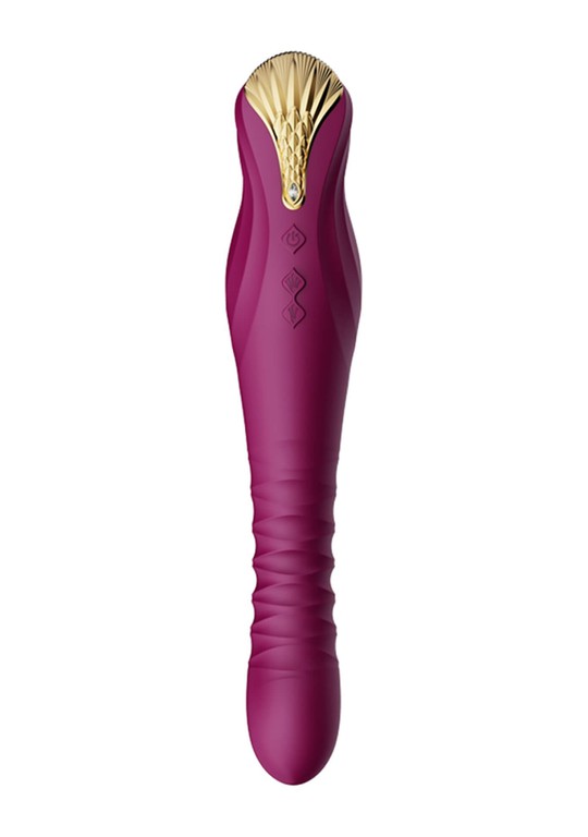 King Vibrating Thruster- Velvet Purple