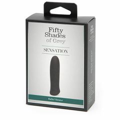 Sensation Rechargeable Bullet Vibrator - Black-thumb-1
