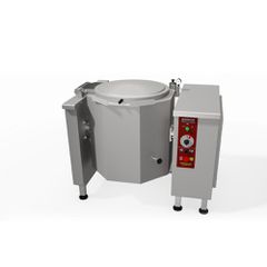 Ηλεκτρικός Ανατρεπόμενος Βραστήρας 130lt Αμέσου Θερμάνσεως με Αυτόματη Ανάδευση 137x103x96,2cm Aninox AΒRE-80-MIX
