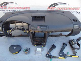 Αερόσακος  Set  OPEL MERIVA (2003-2010)     Οδηγού,ταμπλό με συνοδηγού,2 προεντατήρες ζώνης,ζώνη δεξιά μηχανική με βάση,ταινία,εγκέφαλος airbag