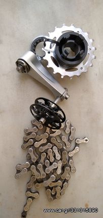 Kit μετατροπής Single Speed ή Fix για πλαίσια με νύχι που εχουν θέση derailleur στο dropout 