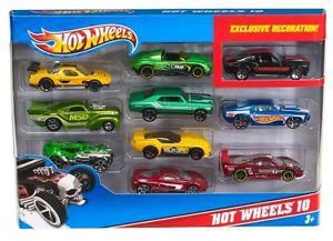 HOT WHEELS - CARS SET OF 10 RANDOM (54886)