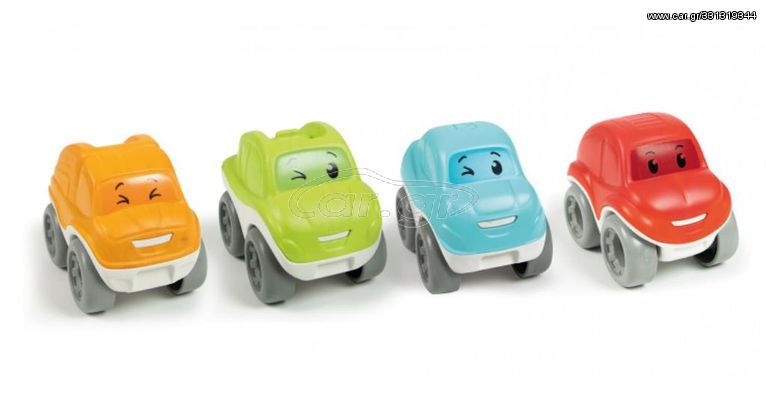 Baby Clementoni: Fun Eco Tumble Cars Run  Roll (Random) (1000-17429)