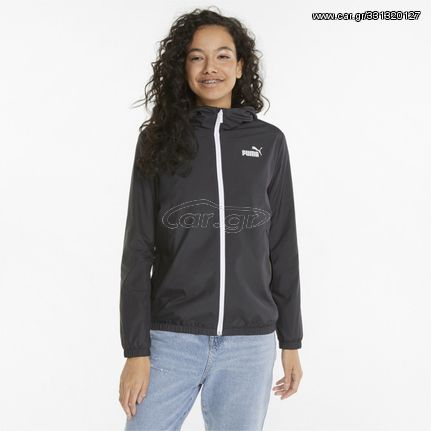 Puma Women's Essential Solid Windbreaker Μαύρο 847494-01 (Puma)