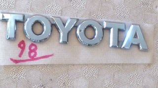 TOYOTA COROLLA (E12) 2002 - 2008.// 1 ΛΟΓΟΤΥΠΟ - ΣΗΜΑ ΤΖΑΜΟΠΟΡΤΑΣ  \\ Γ Ν Η Σ Ι Α-ΚΑΛΟΜΕΤΑΧΕΙΡΙΣΜΕΝΑ-ΑΝΤΑΛΛΑΚΤΙΚΑ