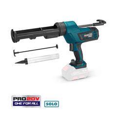 BBP3610 Πιστόλι Σιλικόνης Φύσιγγας 310ml/Σαλαμιού 600ml 20V (Solo) - SOLO - BORMANN PRO (#036340)